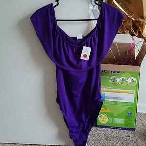 Off the shoulder body suit